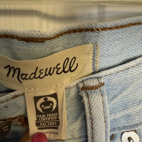 Madewell The Slouchy Boyjean Light Wash Jeans Distressed Size 29” Waist - Picture 6 of 14